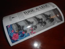 NEW Graph Tech Ratio Tune-A-Lele Rear Mount Ukulele Tuners - BLACK, #PRU-4004-BK