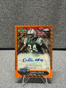 2023 Topps Composite Darrelle Revis Chrome Auto Geometric Orange /25 #TCA-DRE