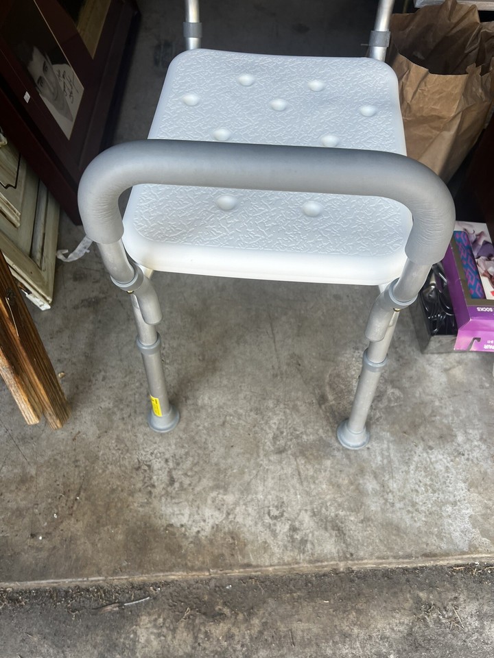 Essential Medical Supply Height Adjustable Shower and Bath Bench with