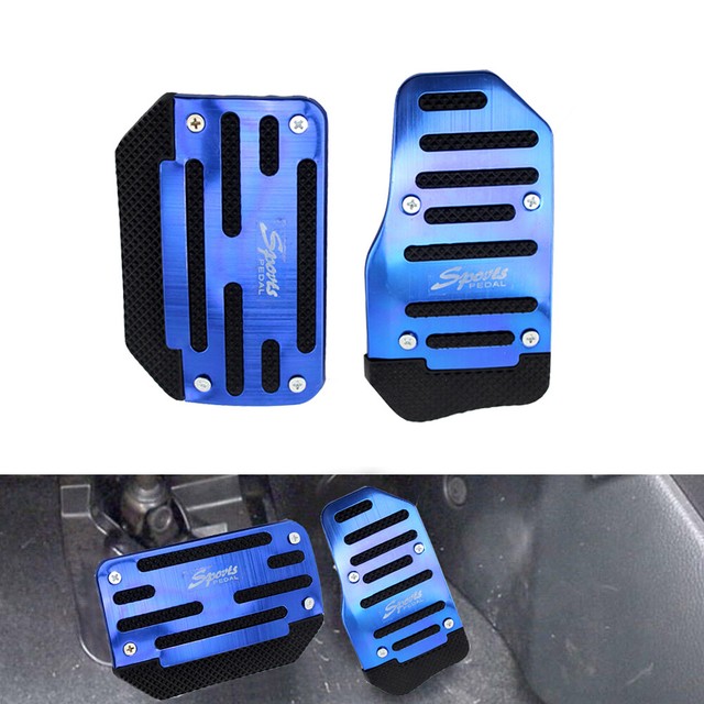 Universal NonSlip Automatic Gas Brake Foot Pedal Pad Cover Blue