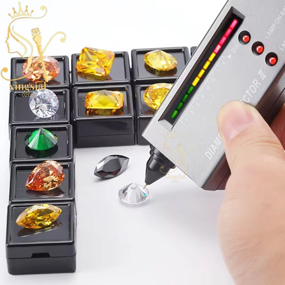 10 Color Rectangle Moissanite Loose Stone Square Cut Gemstone Charts For Jewelry - Image 3 of 4