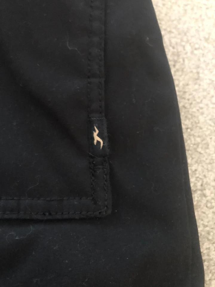 Abrigo Chaqueta Parka Hollister's California Heritage Collection Negro Talla Pequeña S Foto 3 de 4