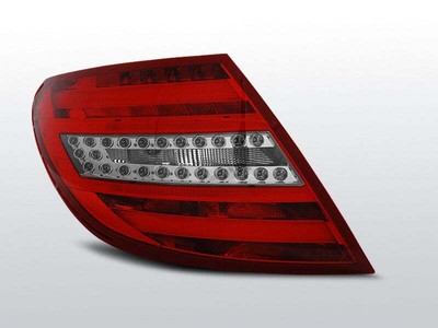 LTI stopuri cu LED pentru for Mercedes Clasa C W204 Limo 07-10 Roșu Alb TUNING D