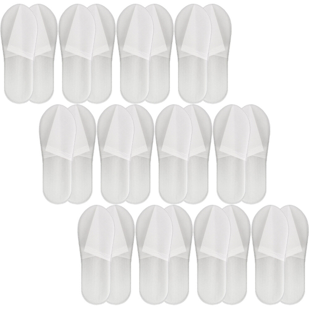 APL 20 paia comode pantofole usa e getta ciabatte da bagno bianche per l'ospite hotel DE