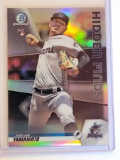 2020 Bowman Hidden Finds Jordan Yamamoto Refractor Miami Marlins #HF-JY 48