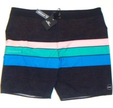 O'NEILL Men Board Shorts Swim Trunks size 40 Striped Multicolor