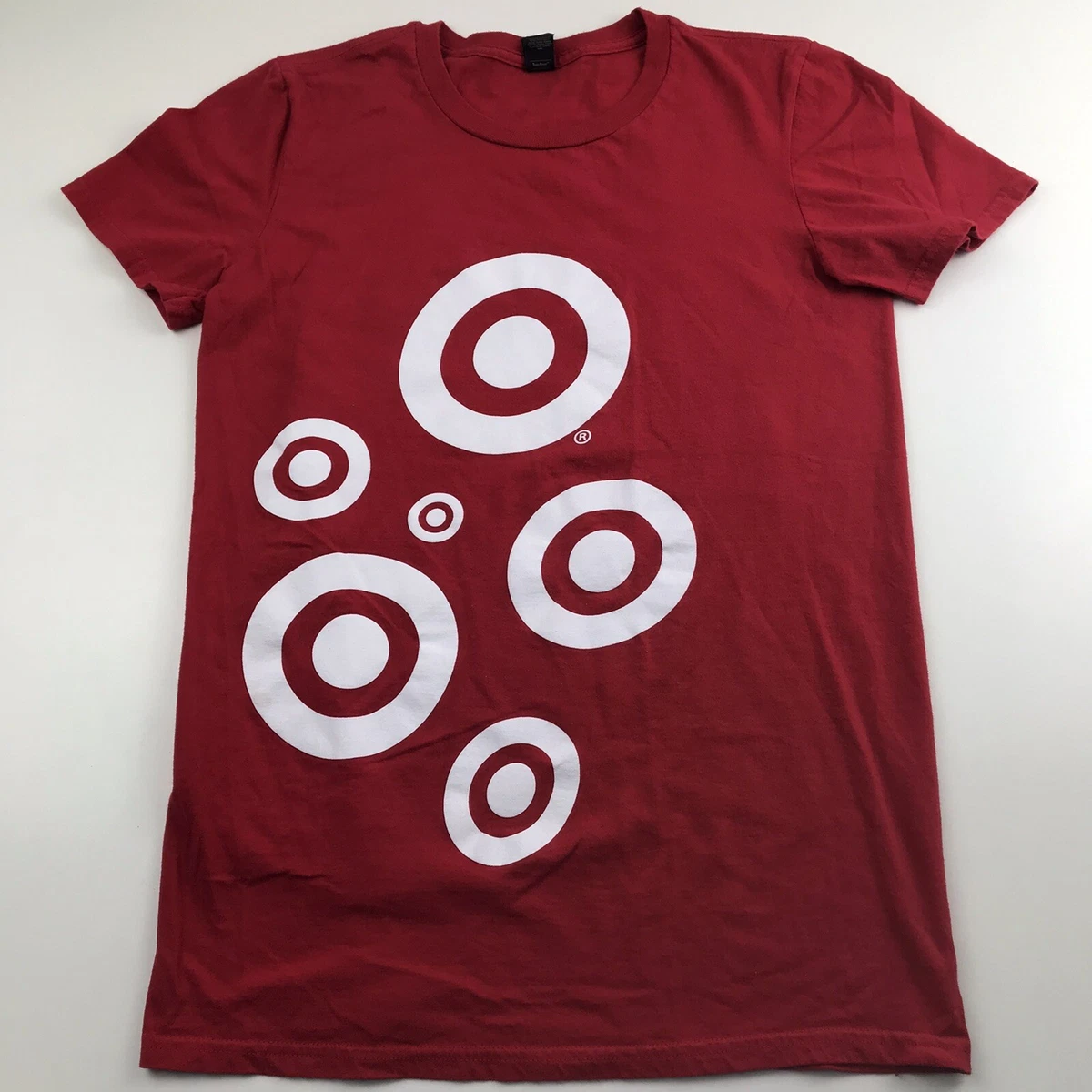 Target Store Employee Volunteer T-Shirt Size 2XL XXL Red Bullseye Uniform  EUC