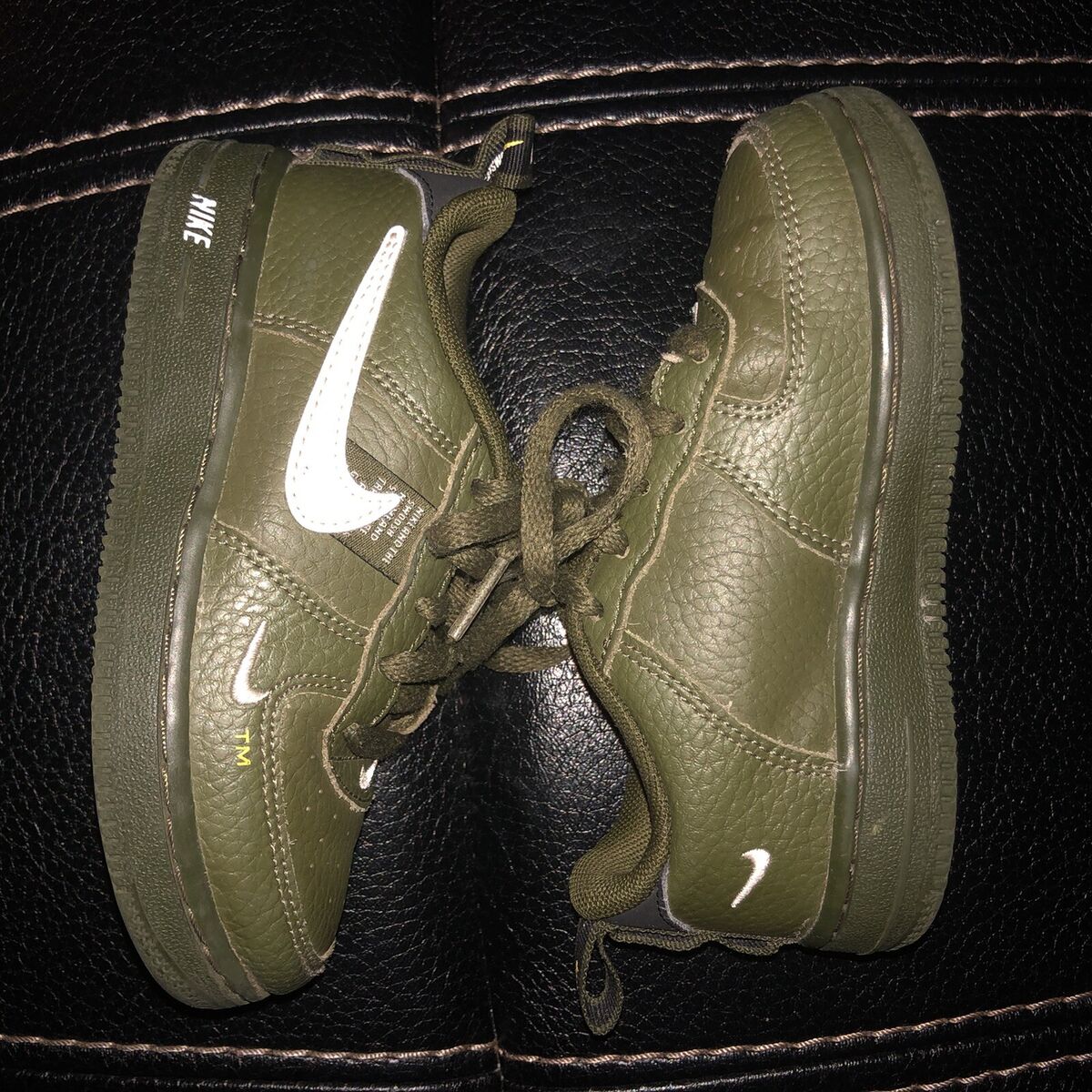 Shop Nike Toddler Air Force 1 Low '07 Lv8 Utility AV4273-300 green