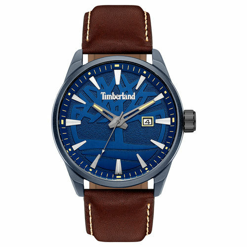 Orologio Uomo TIMBERLAND In Pelle Cassa In Acciaio Quadrante Blu SCONTO 30%  | eBay