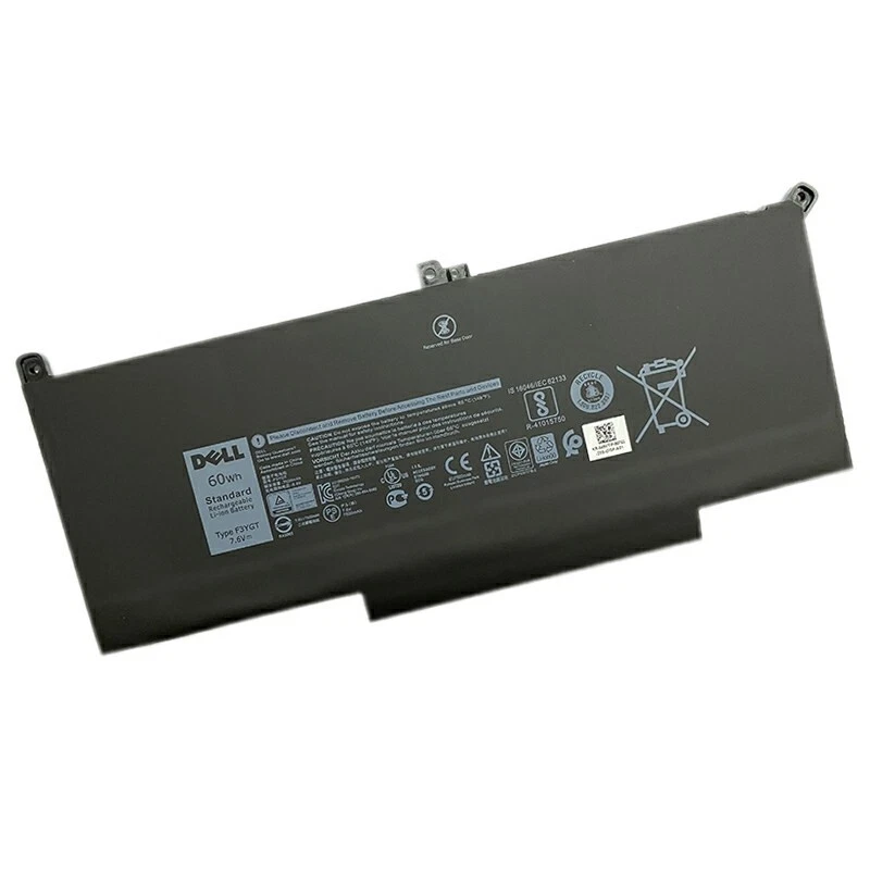 Batería genuina OEM 60Wh F3YGT para Dell Latitude 7280 7480 7380 7290 7490 7390 Foto 2 de 4
