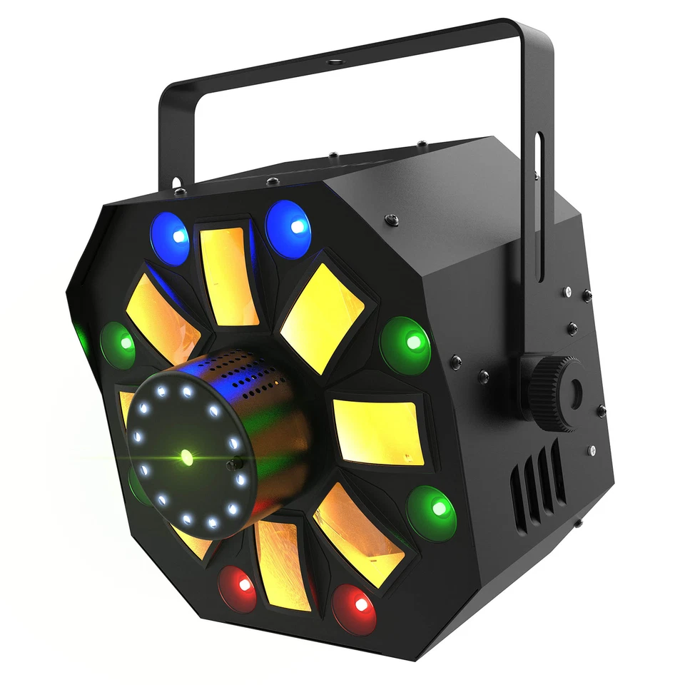 Chauvet DJ Swarm Wash FX ILS RGBAW+UV LED DMX Derby/Laser/Strobe Light+Remote - Image 4 of 4