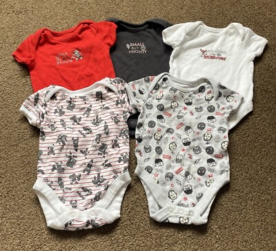 George Marvel Baby Bodysuits/ 3-6 Months UK