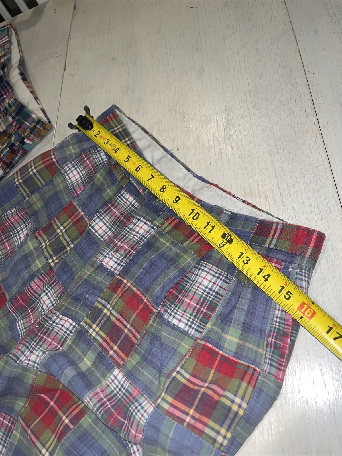 BERLE Patchwork Madras Multicolored Structured Go… - image 3