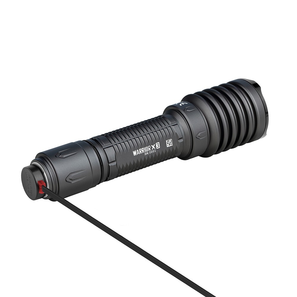 Olight Warrior X 3 Tactical Flashlight, Gunmetal Gray Olight Warrior X 3 Tactical Flashlight, Gunmetal Gray