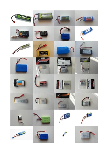 Li-po, Lipo Akkus 3,7V 1s. 7,4V 2s. 11,1V 3s. 22,2V 6s Für RC Modellbau, RC Toys