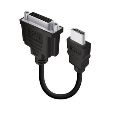 ALOGIC HDMI-DVI-15MF Signalkabel 015m Schwarz (15CM HDMI M TO DVI-I F - ADAPT