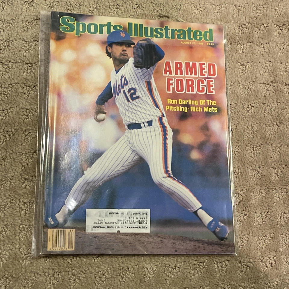 1986 New York Mets — (2) Complete Sports Illustrated — Strawberry & Darling - Image 3 of 4