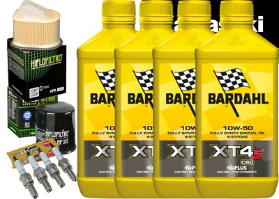 Kit/Inspektion KAWASAKI Z 800 2013 2016 ÖL BARDAHL XT4S 10W50 ÖL LUFT KERZE