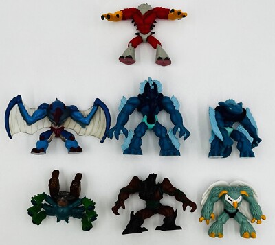 Lot of 7 Gormiti Giochi Preziosi Mini Action Figures Toy PVC 2''