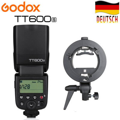 Godox TT600S 2.4G Blitz Blitzgerät Für Sony Kamera +S-Type Bowens Halterung