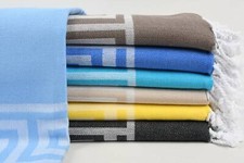 Turkish Towels Beach, Baby Blue Towel, 40x71 Inches, Patterned Towel