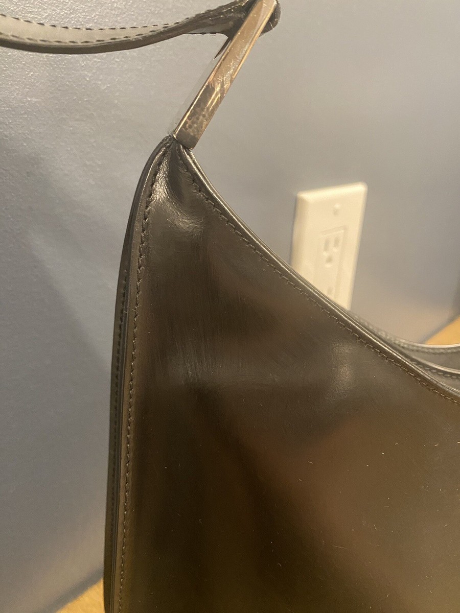 Authentic Gucci Leather Black Handbag Vintage 1990s | eBay Authentic Gucci Leather Black Handbag Vintage 1990s | eBay