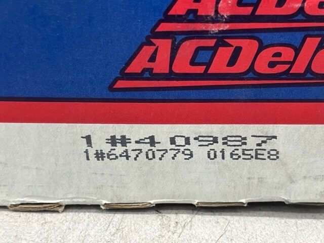 Pompa Carburante AC Delco 6470779 / 40987 - Nuova Senza Scatola - NSN 2910003634190