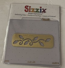 Sizzix Embossing Folder New In Package Ellison Christmas Lights
