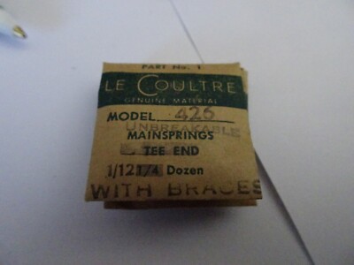 Jaeger LeCoultre 426 Mainspring Watch Part  Genuine   (J6)