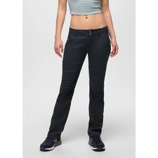 Prana Halle Straight Pant Women's 8 Regular Stormy Night Standard Fit Low Rise