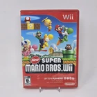 New Super Mario Bros Wii (Nintendo Wii) Case & Disc TESTED