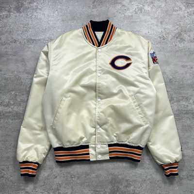 VTG 90s NFL CHICAGO BEARS STARTER AUTHENTIC SATIN JACKET Sz M