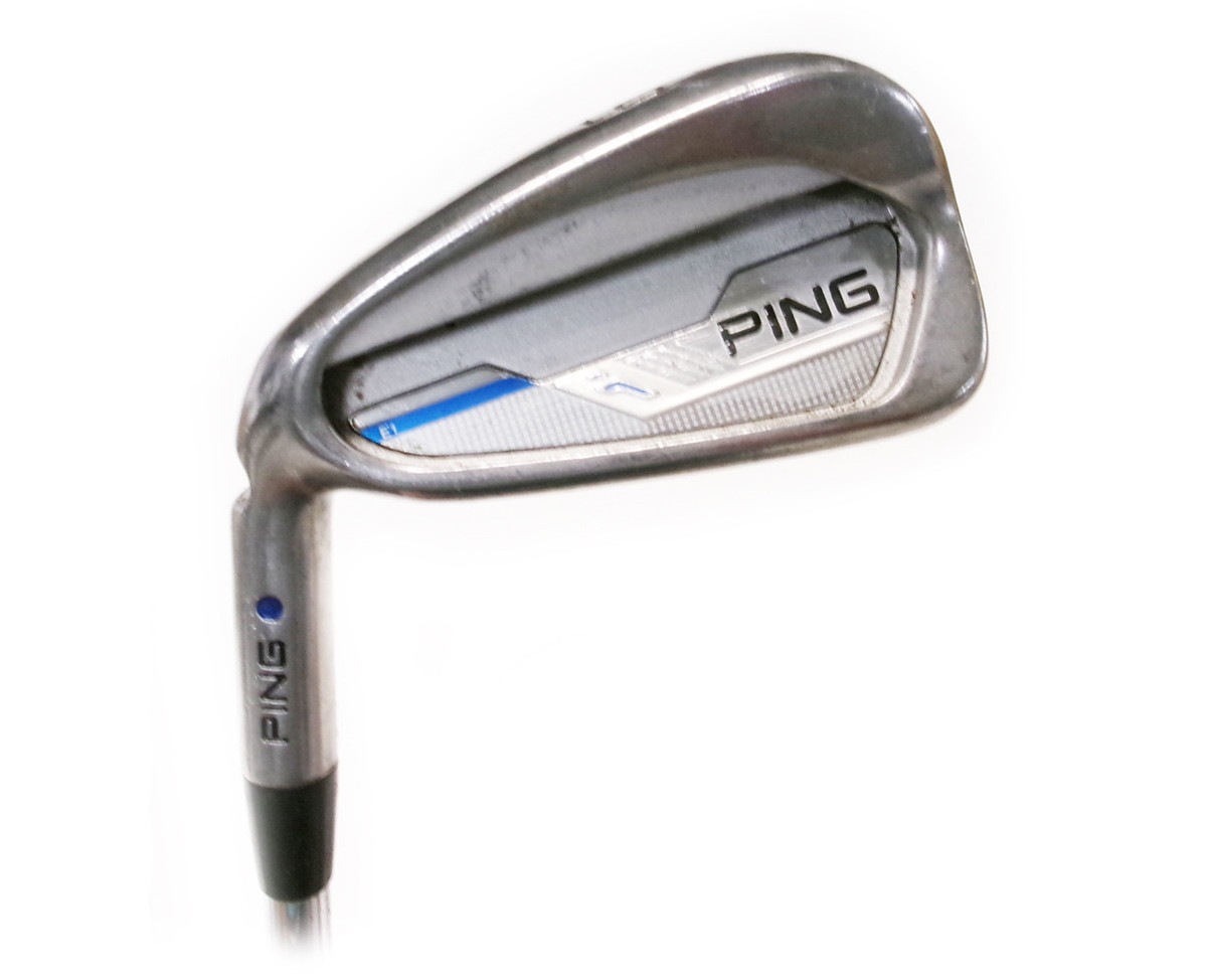 Left Handed Ping G Series Blue Dot 7 Iron True Temper S300 Stiff Steel Shaft Left Handed Ping G Series Blue Dot 7 Iron True Temper S300 Stiff Steel Shaft