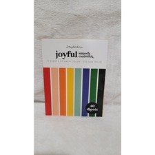 Scrapbook Joyful Smooth Cardstock 210 GSM 85 LB 13/40 sheets 4.25x5.5