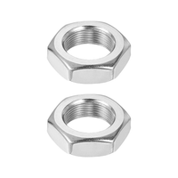 M18X1Mm Sechskantmuttern, 2 StüCk 304 Edelstahl Metrische Feingewinde-Sechskant-