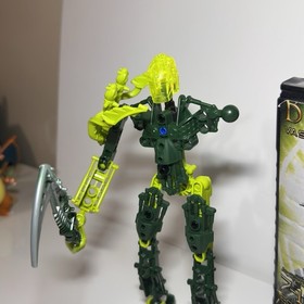 Lego Bionicle Green Tesara Jungle Glatorian Vastus Incomplete 8986