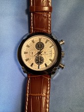 MEGIR Chronograph Men s Watch Brown Leather S...