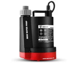 DEKOPRO Submersible Water Pump 1/4 HP 1850GPH Thermoplastic Utility Pump Portabl