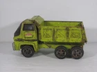 VINTAGE TONKA  HYDRAULIC DUMP TRUCK LIME GREEN 13 1/2" LONG