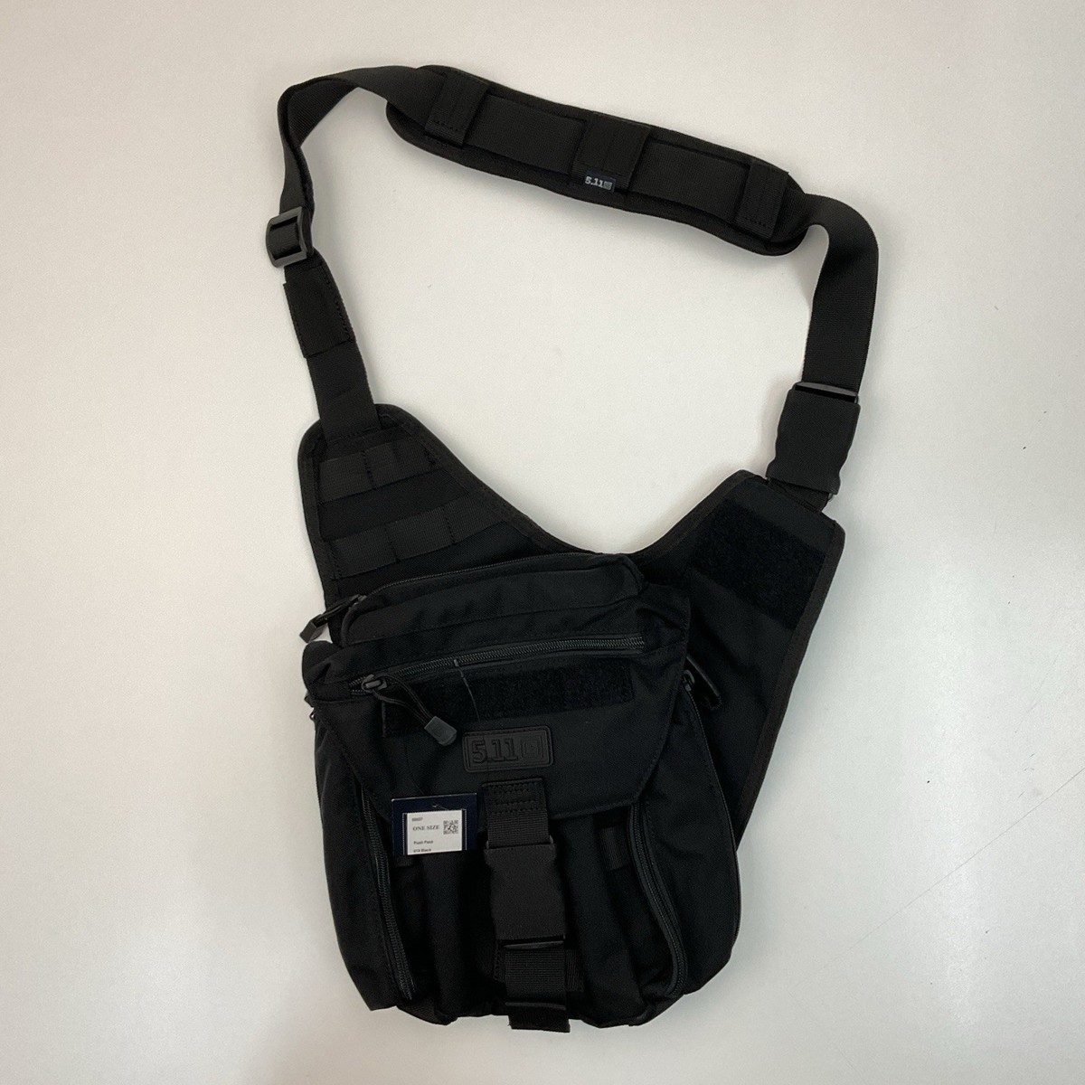 5.11タクティカル プッシュパック ショルダーバッグ 6L ブラック 5.11 Tactical® PUSH Pack 6L | Compact and Durable Carryall