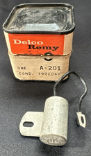 Vintage Auto Part Delco Remy Ignition Condenser A-201 1972048 Nos In Orig. Box Vintage Auto Part Delco Remy Ignition Condenser A-201 1972048 Nos In Orig. Box