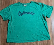 Universal Thread Women's T-Shirt Sz XL Oversized Optimistic Basic Tee 