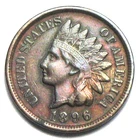 1896 Indian Head Cent Penny Very Nice Looking Coin