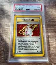 *1st Edition* PSA 9 Blaine 17/132 Gym Challenge Holo Pokemon Card! (TAG BGS CGC) on eBay