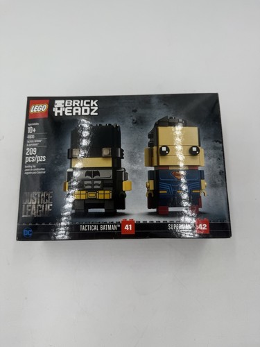 LEGO BRICKHEADZ: Tactical Batman & Superman (41610) nagelneu und versiegelt