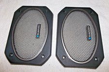 Vintage Blaupunkt old school blue magic Car stereo speaker grill set 4 x 6"