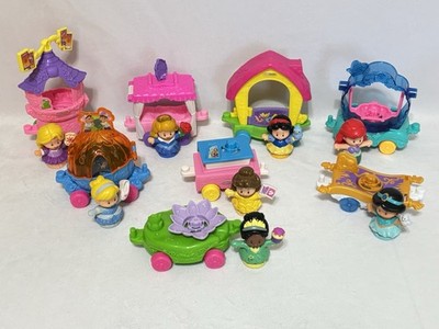 Fisher Price Little People Disney Princess Parade Float Train 16 Piece Set