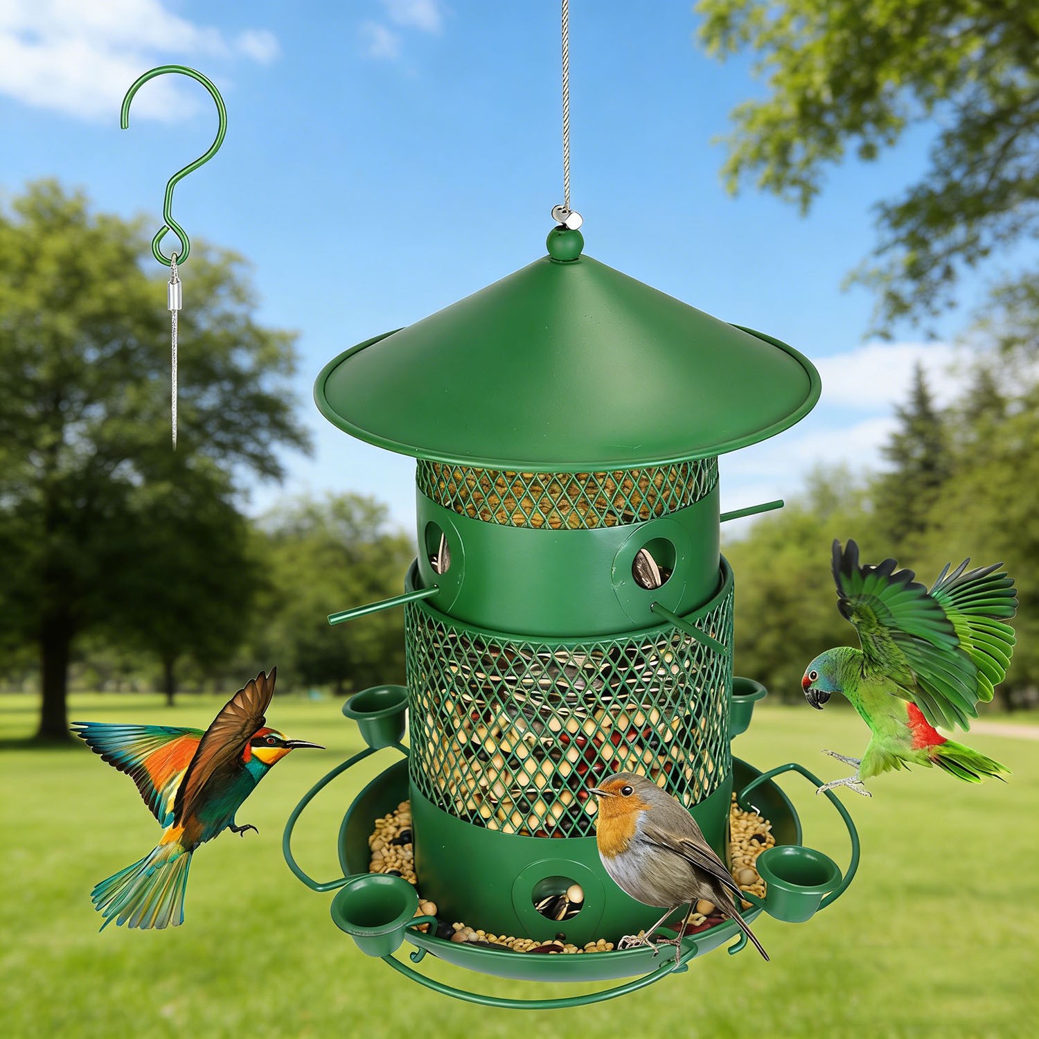 - Portable Bird Feeder For Garden