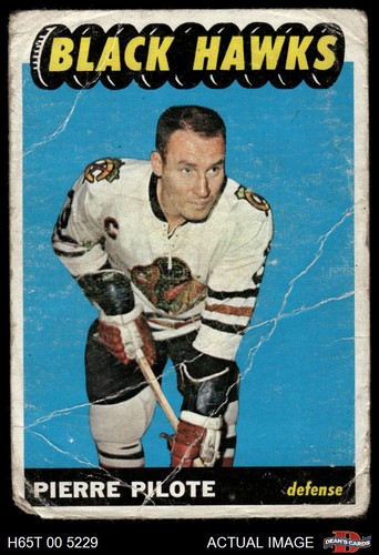 Pierre Pilote #56 1965 Topps card