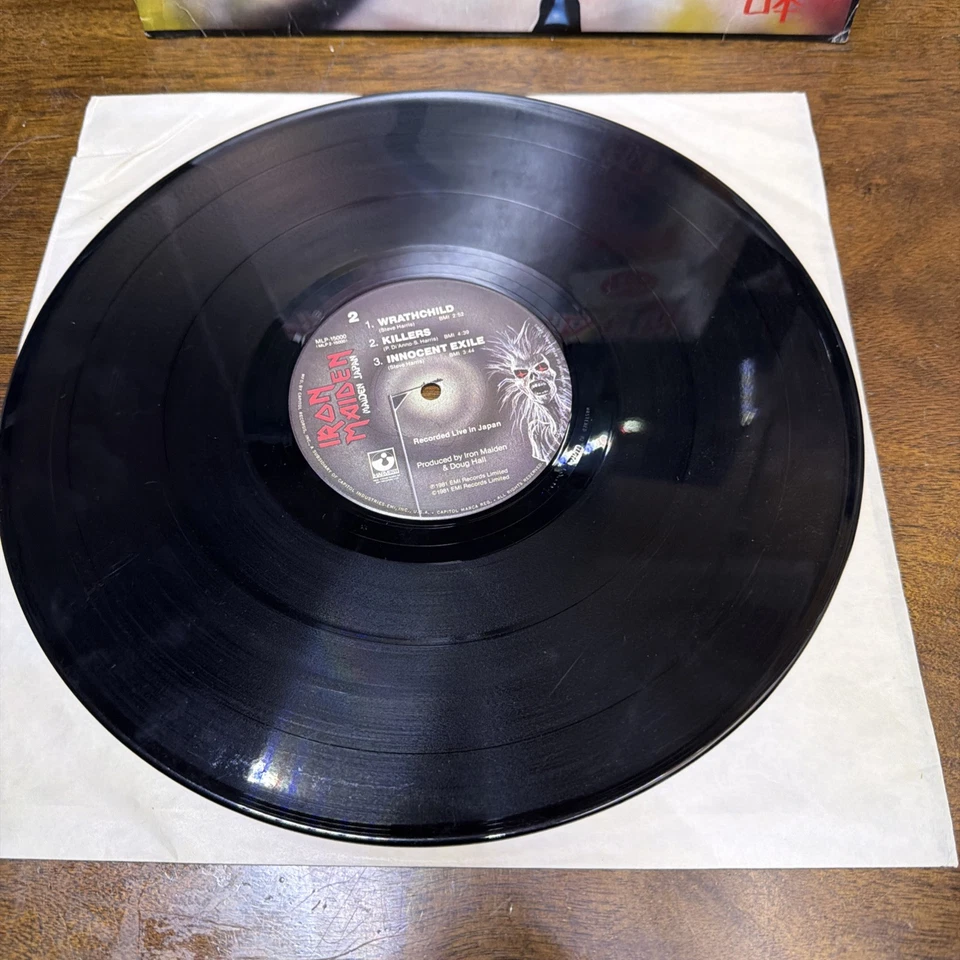 Iron Maiden Maiden Japan Mini LP 1981 MLP-15000 Harvest Records  Foto 2 de 3